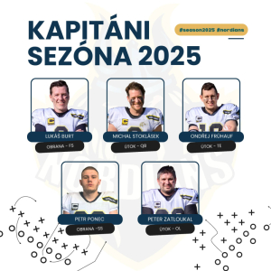 Představujeme kapitány pro sezónu 2025!